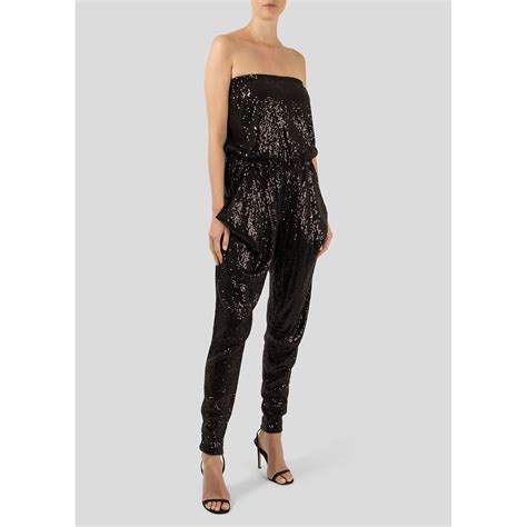 michael michael kors sequined lace tuxedo jumpsuit|Michael Kors rompers.